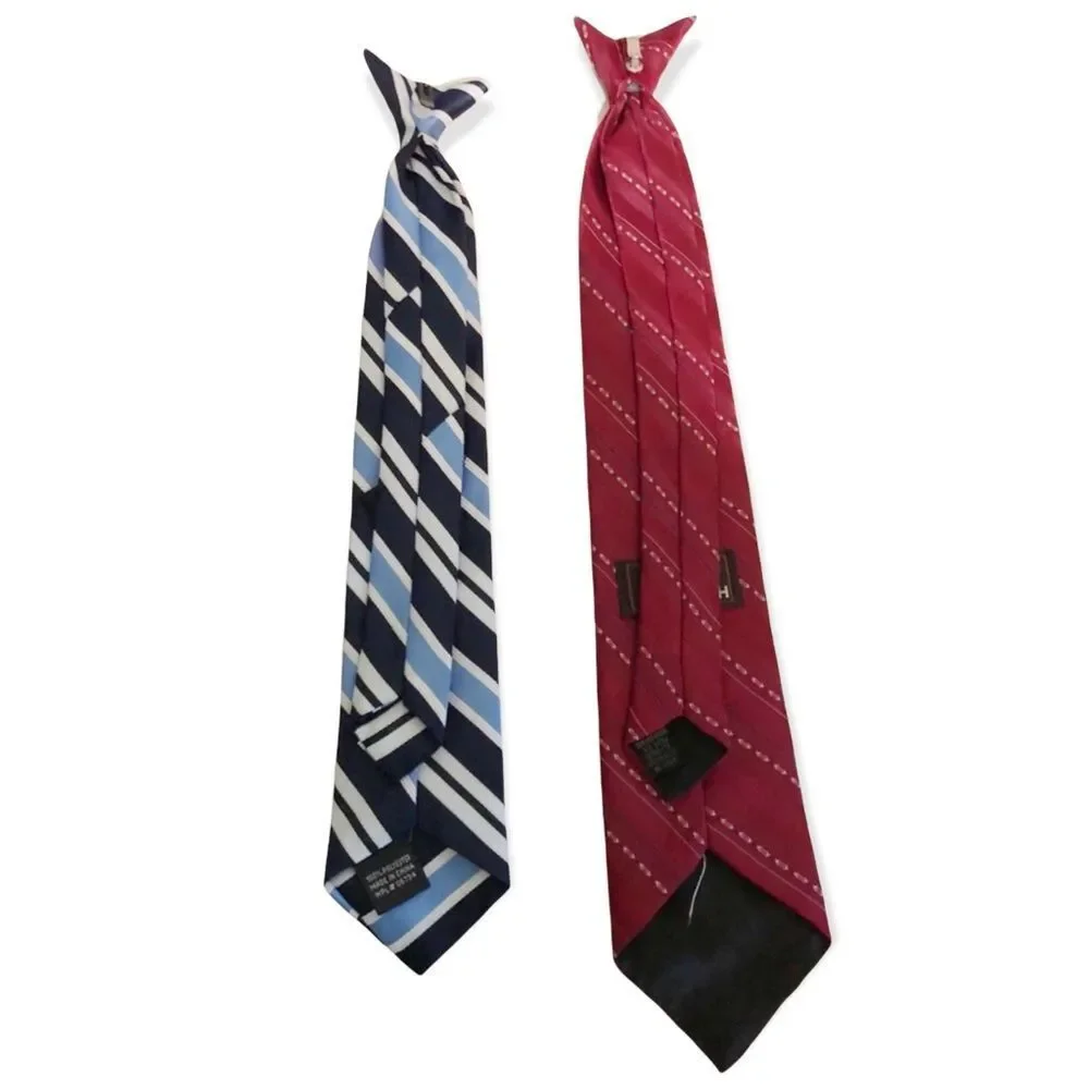 Ketch Boys Ties Clip On Style Lot of 2